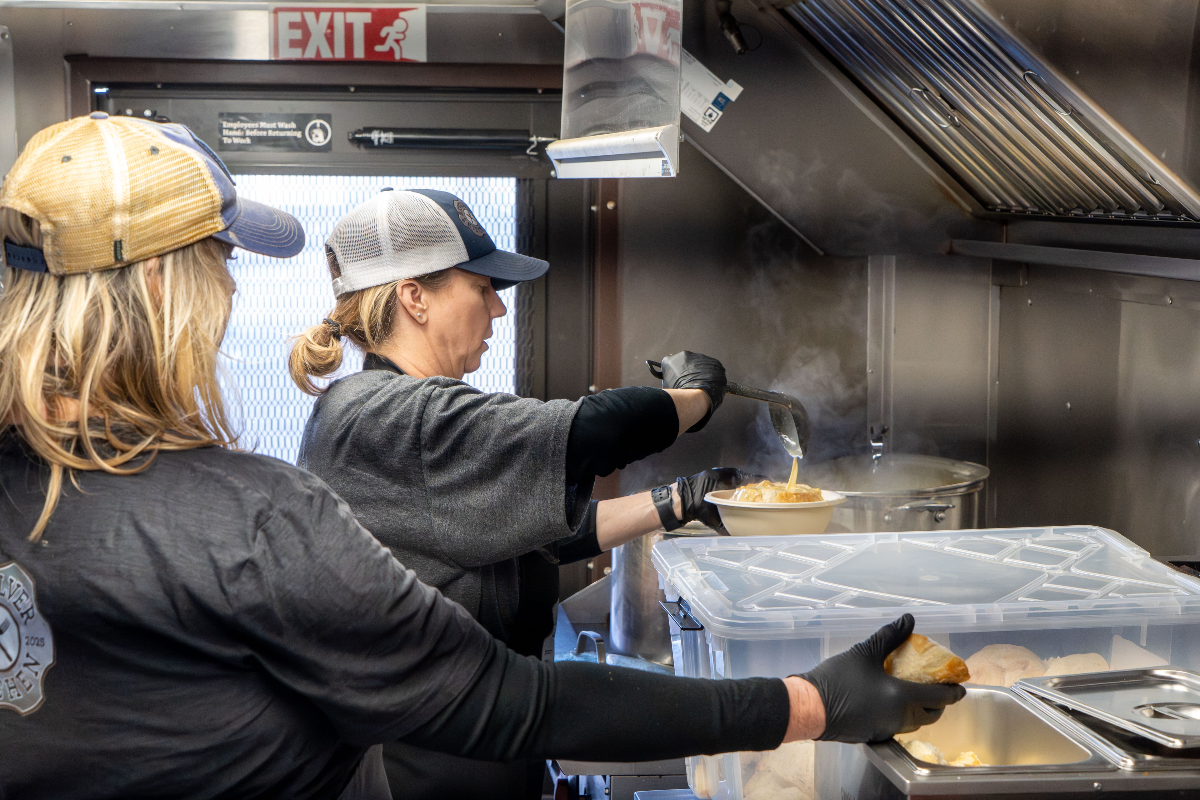The Revolver Kitchen crew at work